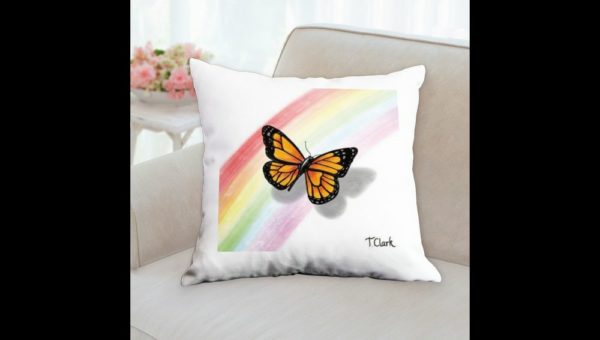 Drawing of a Butterfly and Rainbow - Image 5
