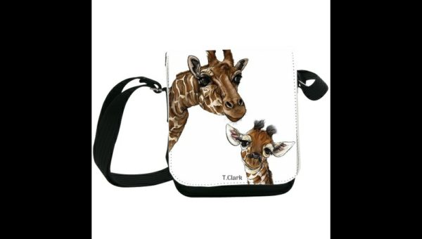 Drawing of Parent and Baby Giraffe - Image 7
