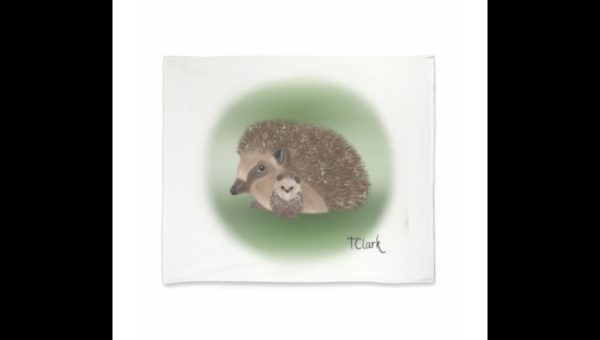 Drawing of Mum and Baby Hedgehogs - Image 6