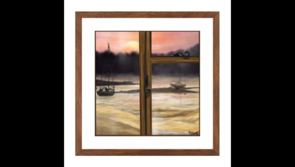 Drawing of a Beach at Sunset - Image 3