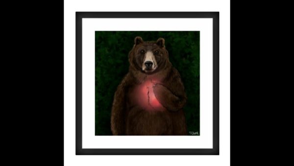 Drawing of the Bear and His Heart - Image 3