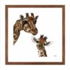 Drawing of Parent and Baby Giraffe - Image 3