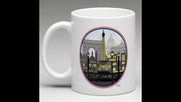 Drawing of Paris - Image 2