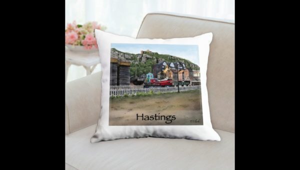 Drawing of the English Coastal Town, Hastings - Image 5