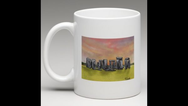 Drawing of Stonehenge - Image 2