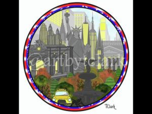 Drawing of New York